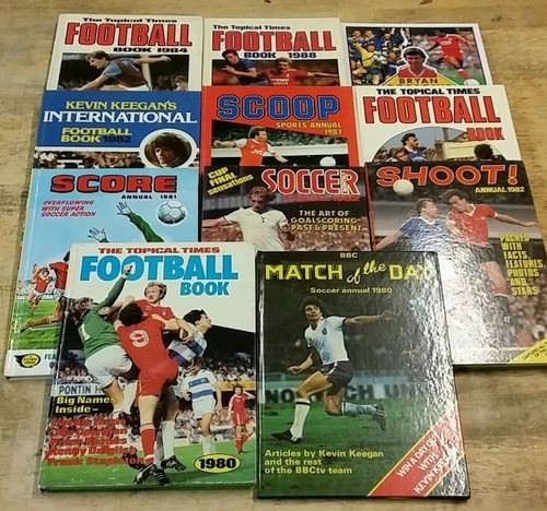 1980 football annuals by - 11, 1980's