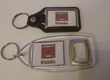 ELDDIS CARAVAN LOGO LEATHER & BOTTLE OPENER KEYRING SET spare Parts gift