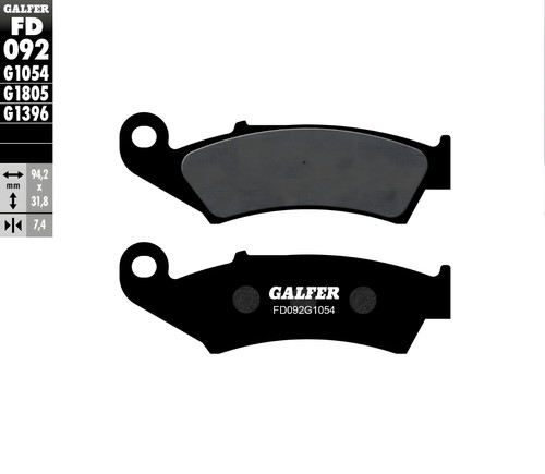 Brake pads galfer fd092g1054 - pads,