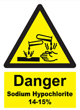 Danger Sodium Hypochlorite