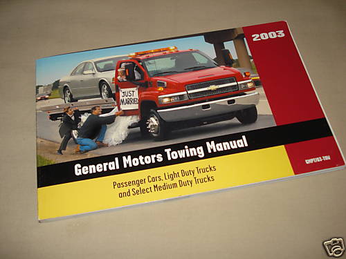 2003 general motors - towing, car