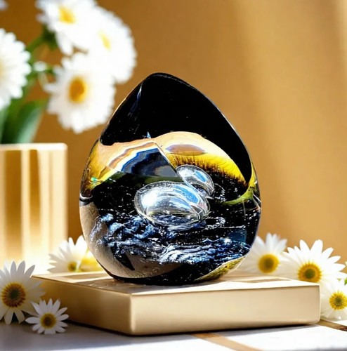 Caithness paperweight domino - paperweight,
