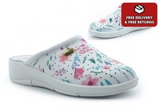 Womens Wedge Heel Clogs Ladies