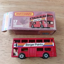 Matchbox 17 The Londoner Berger Paint  Bus - with Original box 