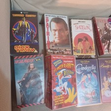 Collection of 8  VHS Tapes
