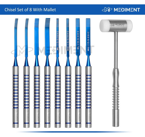 Chisel set bone splitting - of,