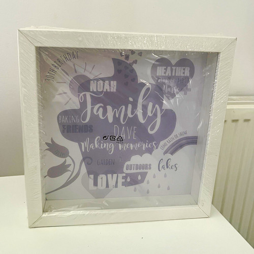Rufu white square box - rufu, frame