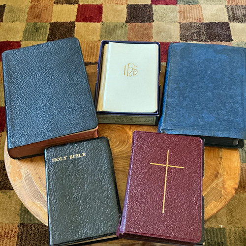 Vintage various bibles and - vintage,