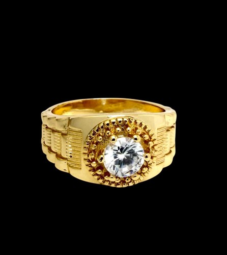 Rolex design ring - design, yellow