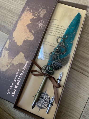 Steam punk calligraphy kit - steam,