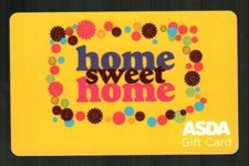ASDA ( UK ) Home Sweet Home, Flowers ( 2009 ) Gift Card ( $0 )