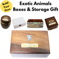 Exotic Animals Wooden Boxes