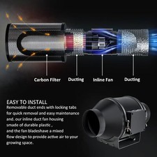 Smoke Inline Extractor Fan