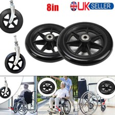 2x 8Inch Wheelchair Front