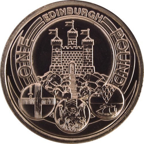 2011 edinburgh city coin - city,