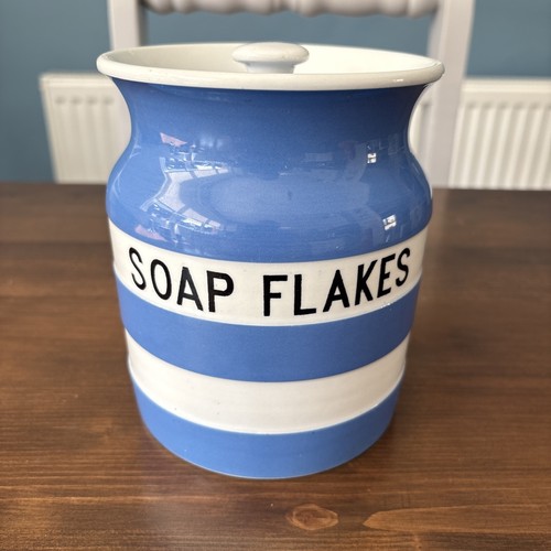 Green cornishware soap - t,