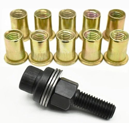 Rivet nut kit with carbon - nut,