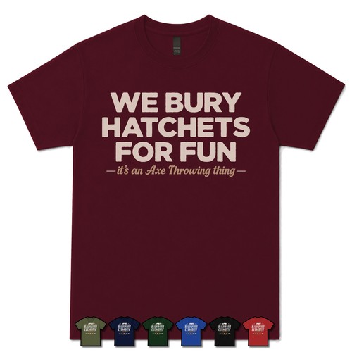 Bury hatchets for - we, fun