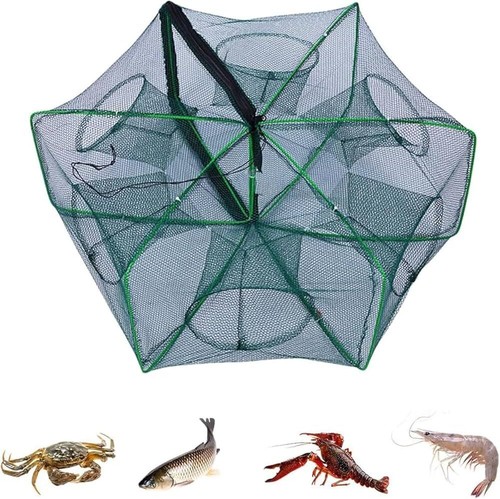 Holes foldable fishing trap - foldable,