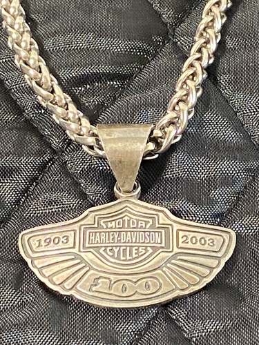 Harley davidson curved pendant - curved,