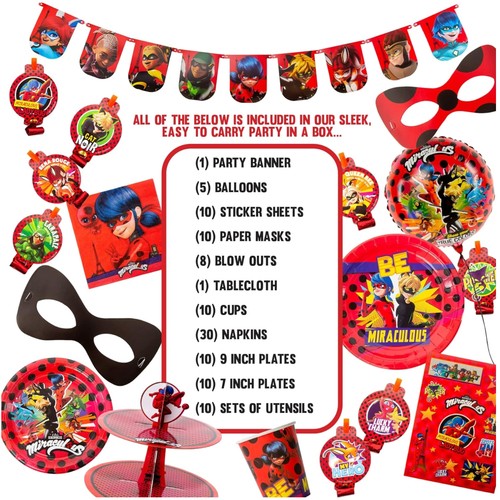 Miraculous ladybug party kit - miraculous,
