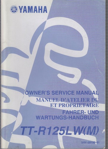 2000 yamaha motorcycle - 2000, service