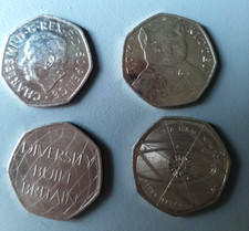 4X SPECIAL EDITION 50P PIECES
