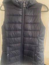 BARBOUR navy gilet size 12