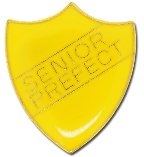 Senior prefect pin badge - senior,