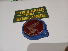 HONDA P25 P50 LITTLE HONDA ,AIR FILTER COVER ,SKY BLUE and BADGE .NLA.