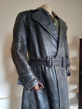 Ww2 German Leather Greatcoat