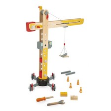 Janod large wooden crane - janod, toy