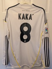 Real Madrid Adidas Home Football Shirt 2009/2010 Kaka 8 Mens Medium