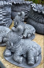 Solid Concrete Elephant Statue
