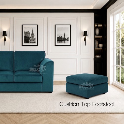 Teal velvet sofa set - velvet, 3