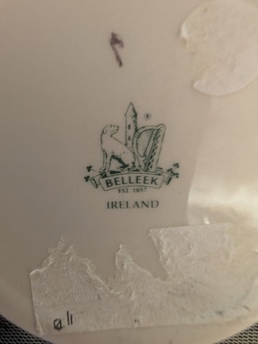 Nice little belleek trinket - little,