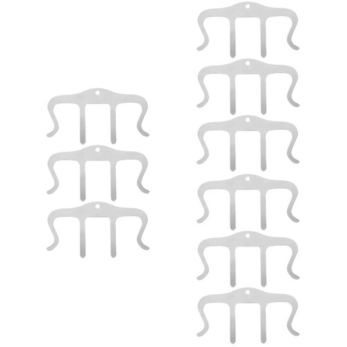 9pcs reusable metal - reusable,