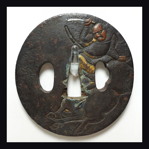 Japanese sword tsuba iron - sword,