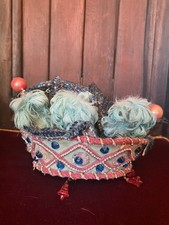 ORIGINAL MURRAYS CLUB SOHO THEATRICAL COSTUME PROP BASKET VINTAGE