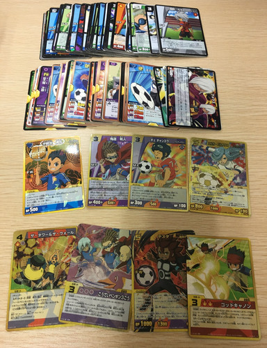 Inazuma eleven cards 122 lot - inazuma,