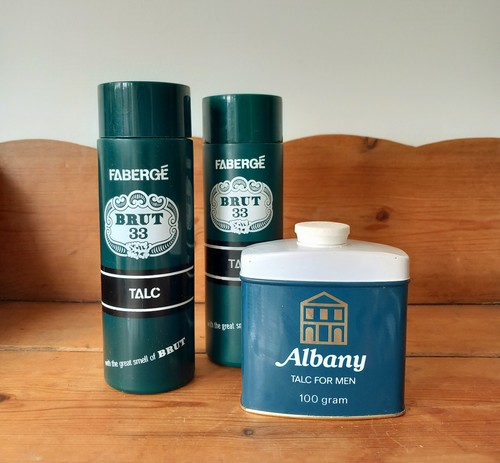 Faberge brut talc - faberge, talc,