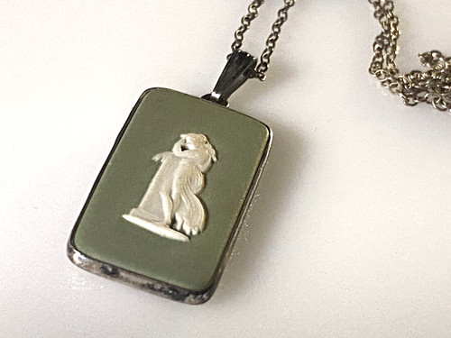Antique wedgwood pendant 925 - antique,
