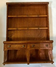 Minature Wooden Welsh Dresser
