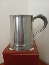 Vintage Pewter Beer Tankard