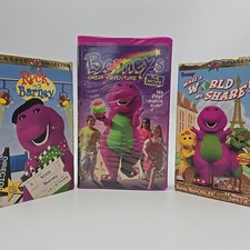 Barney VHS Lot Of 3 Tapes -