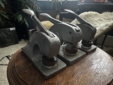 Vintage 3 x working Cast Iron Paper Stamp Embosser Presses. Industrial. Job lot 
