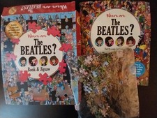 WHERE ARE THE BEATLES? JIGSAW AND BOOK BOXSET 300-PIECE DOUBLE SIDED