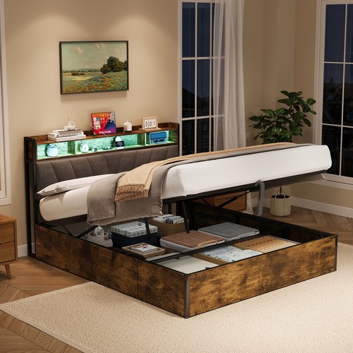 Wooden ottoman bed - wooden,