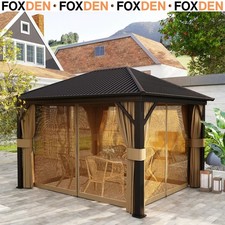 Large metal garden hardtop - garden,