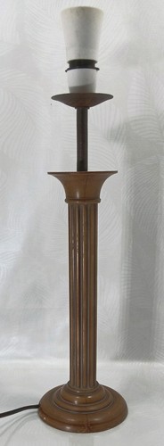 42cm tall lamp wood effect - lamp,